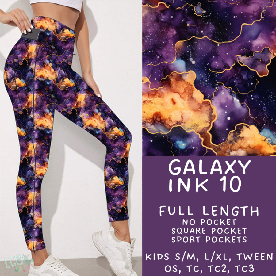 Preorder Custom Styles - Galaxy Ink 10 - Closes 16 Jan - ETA late Apr 2025 Leggings