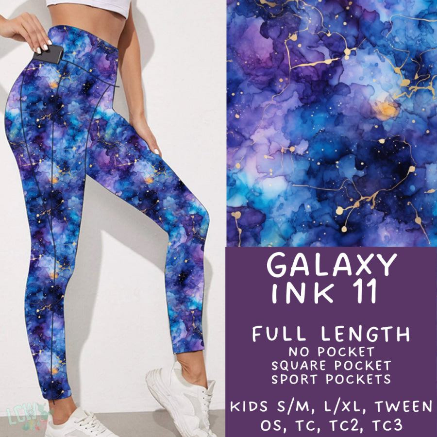 Preorder Custom Styles - Galaxy Ink 11 - Closes 16 Jan - ETA late Apr 2025 Leggings