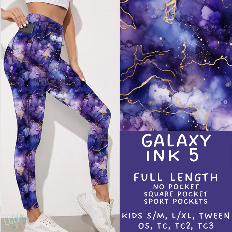 Preorder Custom Styles - Galaxy Ink 5 - Closes 16 Jan - ETA late Apr 2025 Leggings