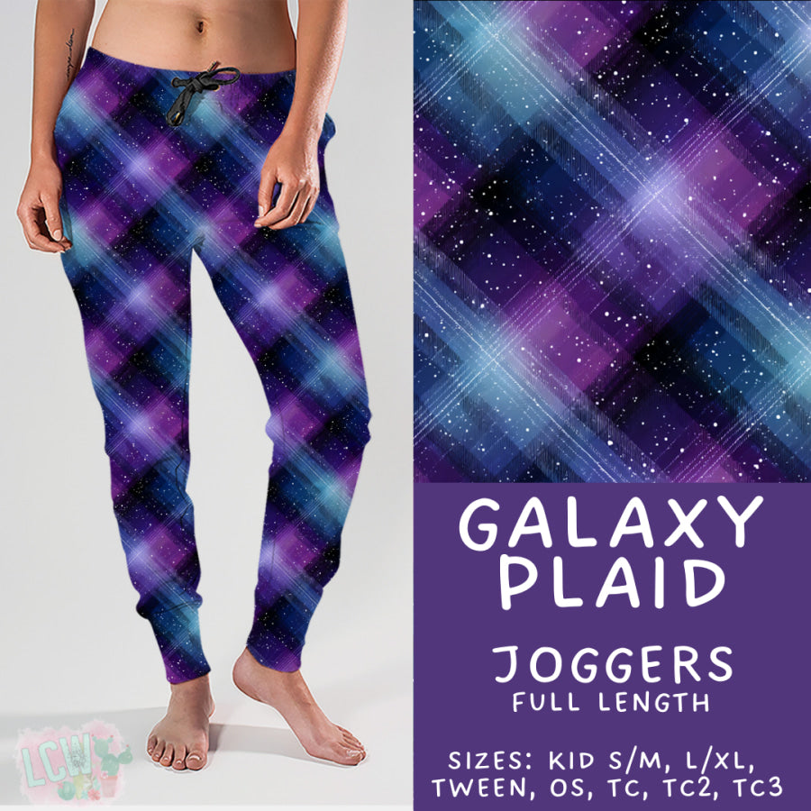 Preorder Custom Styles - Galaxy Plaid - Closes 29 Sep - ETA late Dec 2025 Leggings