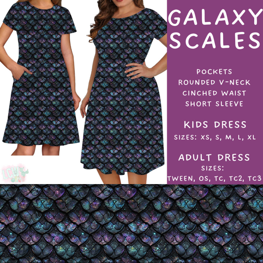 Preorder Custom Styles - Galaxy Scales - Closes 10 Mar - ETA early Jun 2025 Leggings