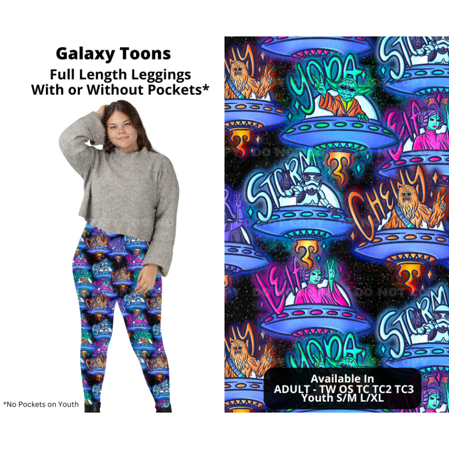 PREORDER Custom Styles - Galaxy Toons - Closes 27 Nov - ETA late Feb 2025 Leggings