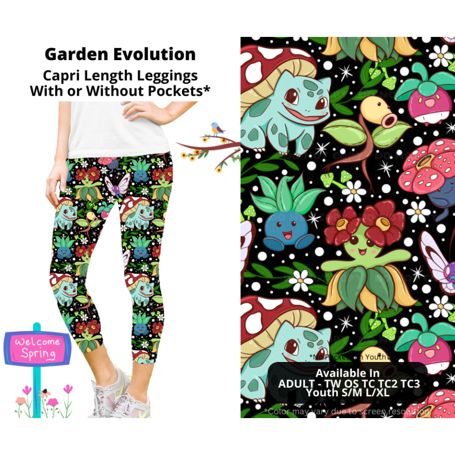 PREORDER Custom Styles - Garden Evolution - Closes 27 Jan - ETA late Apr 2025 Leggings