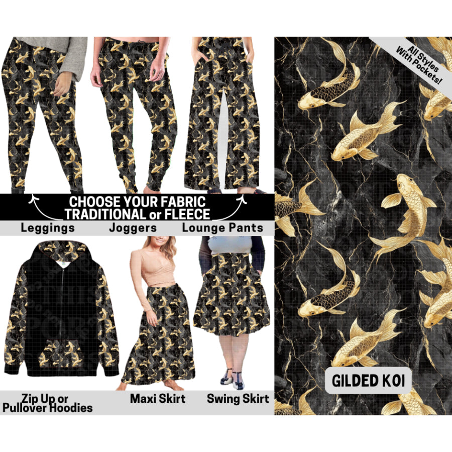 Preorder Custom Styles - Gilded Koi - Closes 6 Oct - ETA mid Feb 2026 Leggings