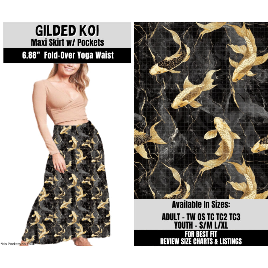 Preorder Custom Styles - Gilded Koi - Closes 6 Oct - ETA mid Feb 2026 Leggings