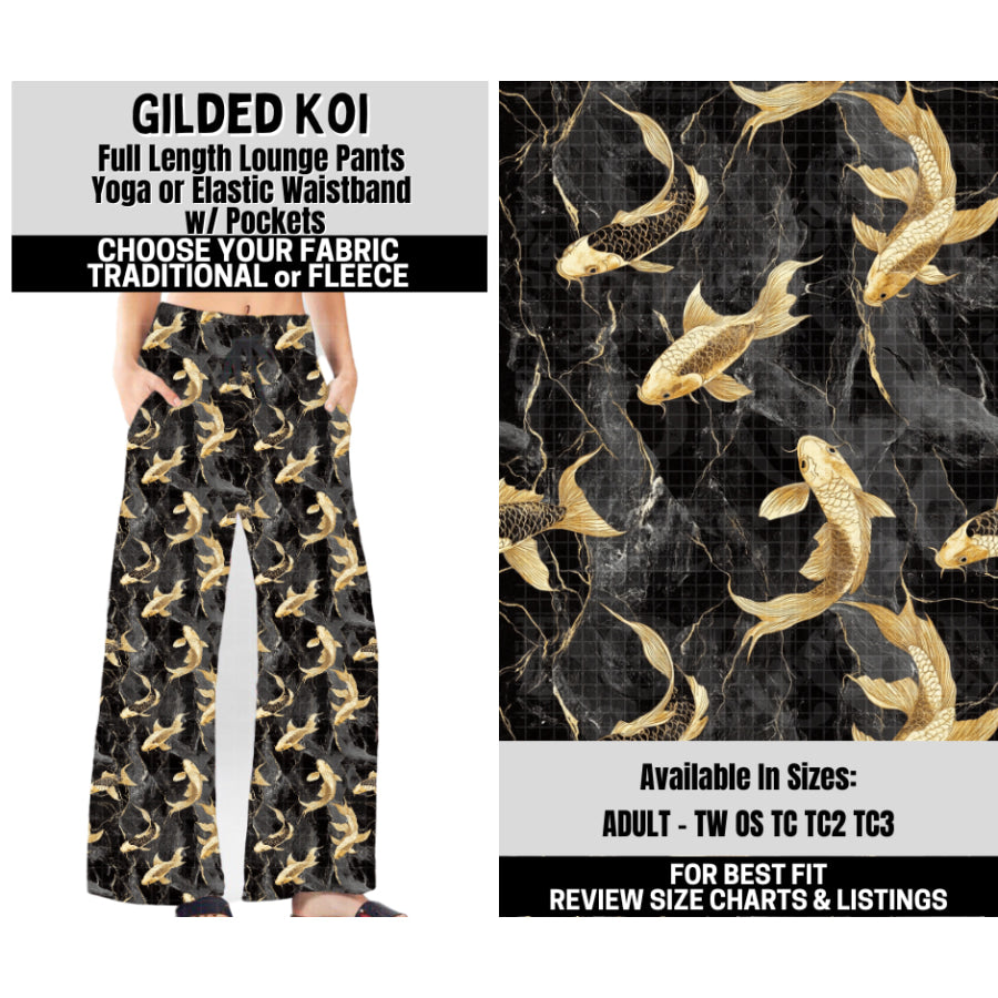 Preorder Custom Styles - Gilded Koi - Closes 6 Oct - ETA mid Feb 2026 Leggings