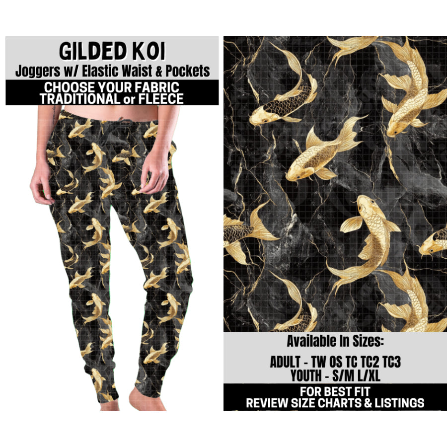 Preorder Custom Styles - Gilded Koi - Closes 6 Oct - ETA mid Feb 2026 Leggings
