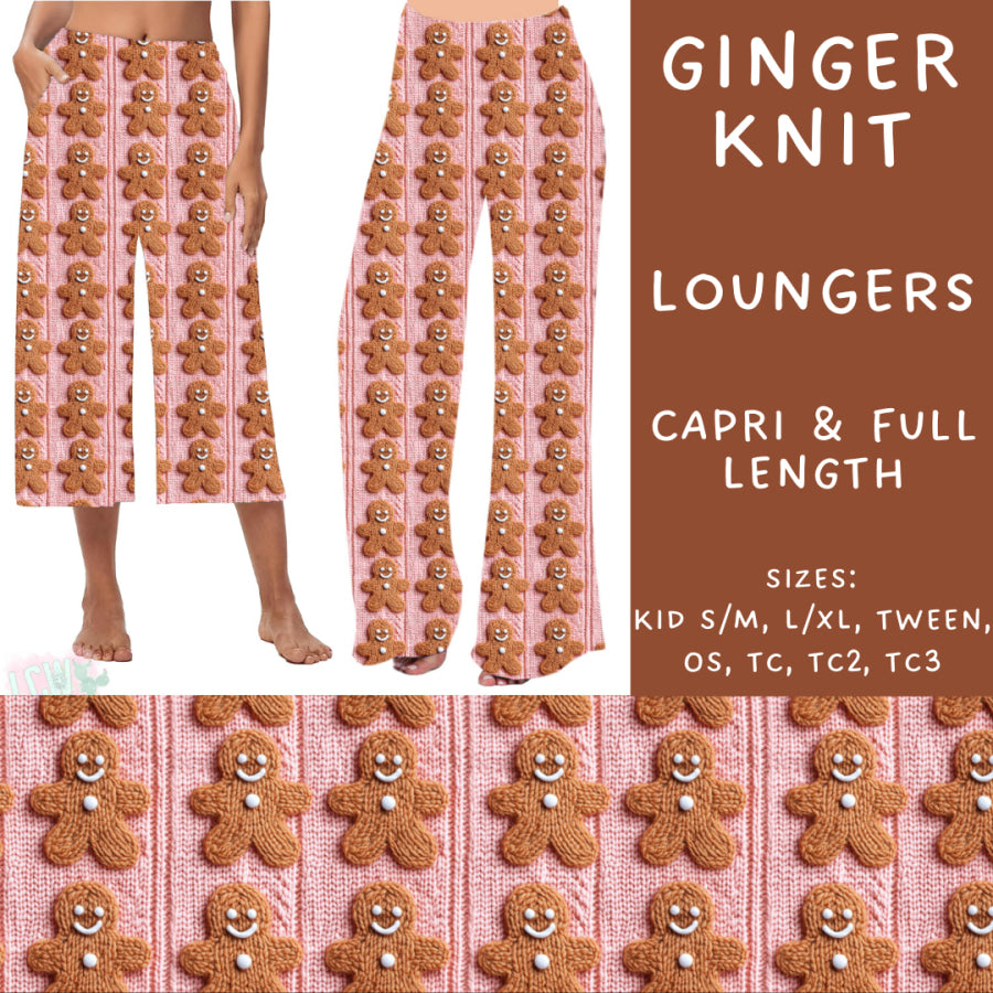 Preorder Custom Styles - Ginger Knit - Closes 31 Oct - ETA early Jan 2025 Leggings