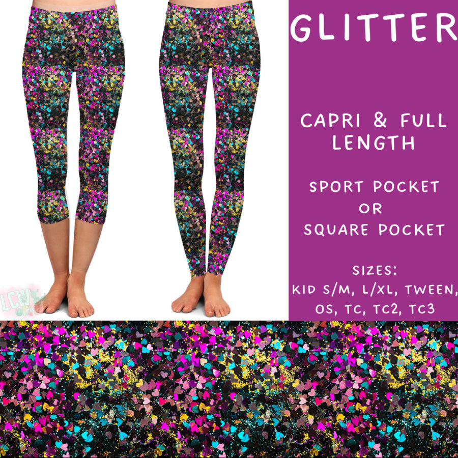 Preorder Custom Styles - Glitter - Closes 10 Mar - ETA early Jun 2025 Leggings