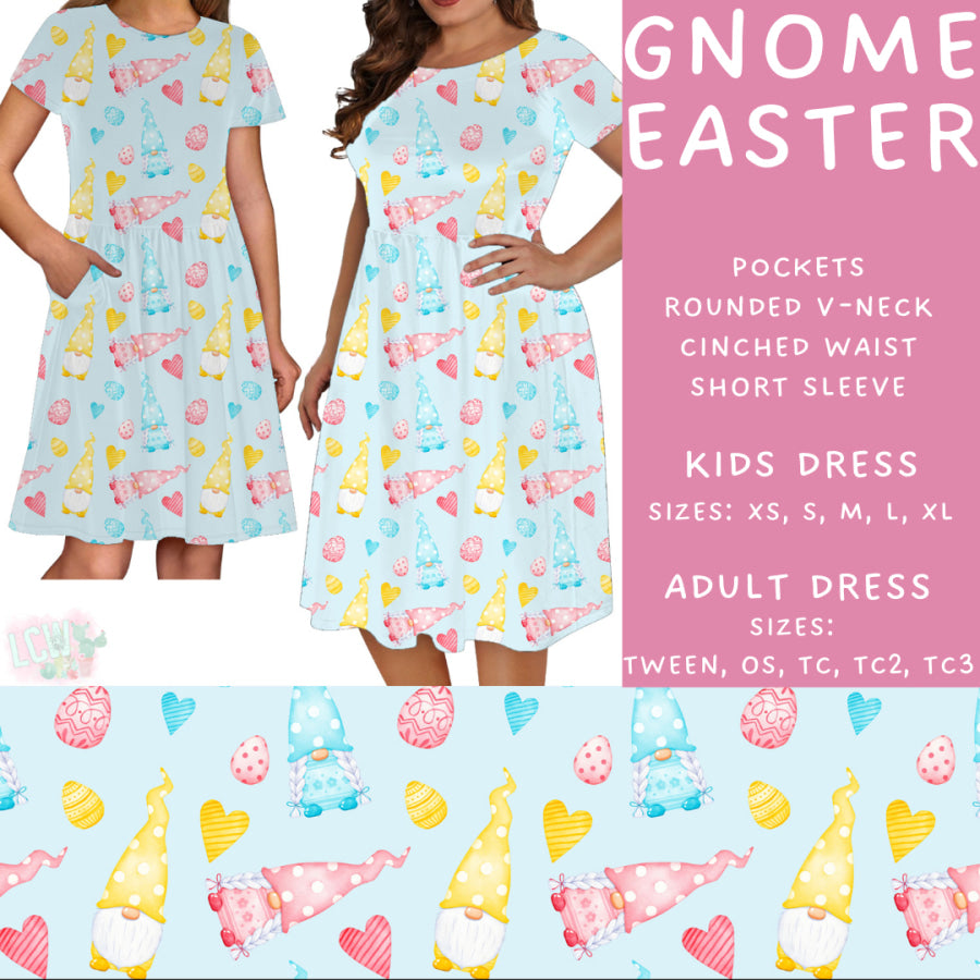 Preorder Custom Styles - Gnome Easter - Closes 17 Feb - ETA late Apr 2025 Leggings