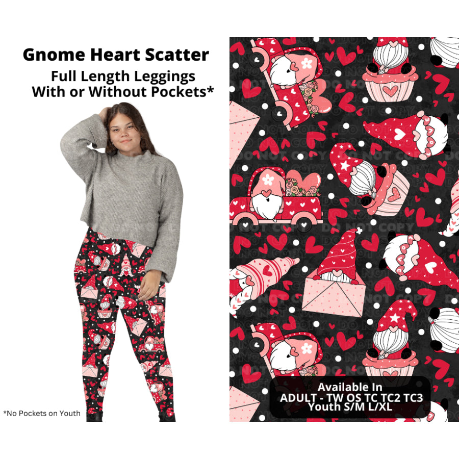 PREORDER Custom Styles - Gnome Heart Scatter - Closes 28 Nov - ETA late Feb 2025 Leggings