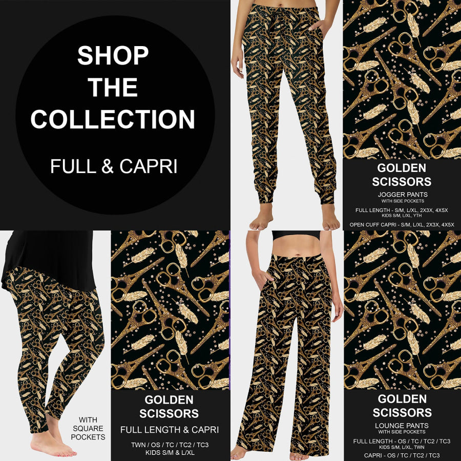 PREORDER Custom Styles - Golden Scissors - Closes 20 May - ETA late Aug 2025 Loungewear