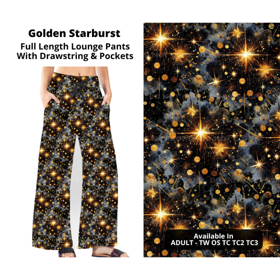 PREORDER Custom Styles - Golden Starburst - Closes 14 Oct - ETA early Jan 2024 Leggings