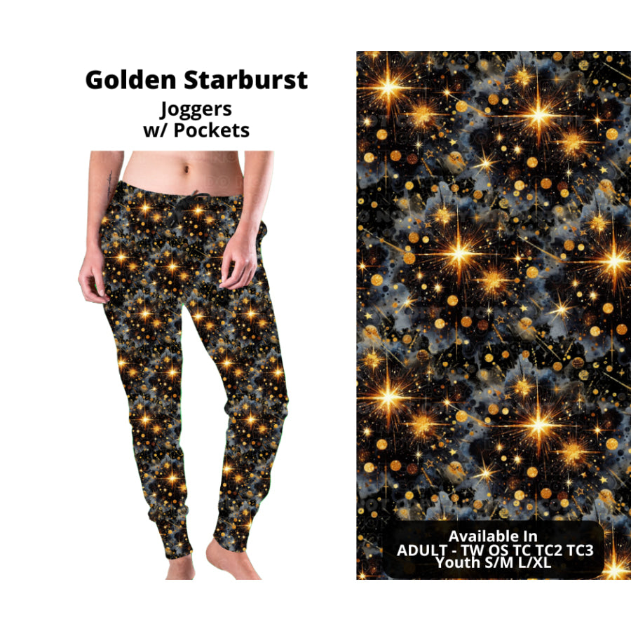 PREORDER Custom Styles - Golden Starburst - Closes 14 Oct - ETA early Jan 2024 Leggings