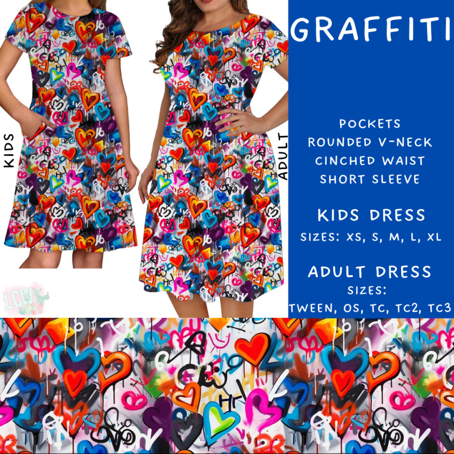 Preorder Custom Styles - Graffiti - Closes 22 Jan - ETA late Apr 2025 Leggings