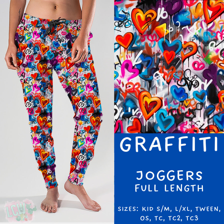 Preorder Custom Styles - Graffiti - Closes 22 Jan - ETA late Apr 2025 Leggings