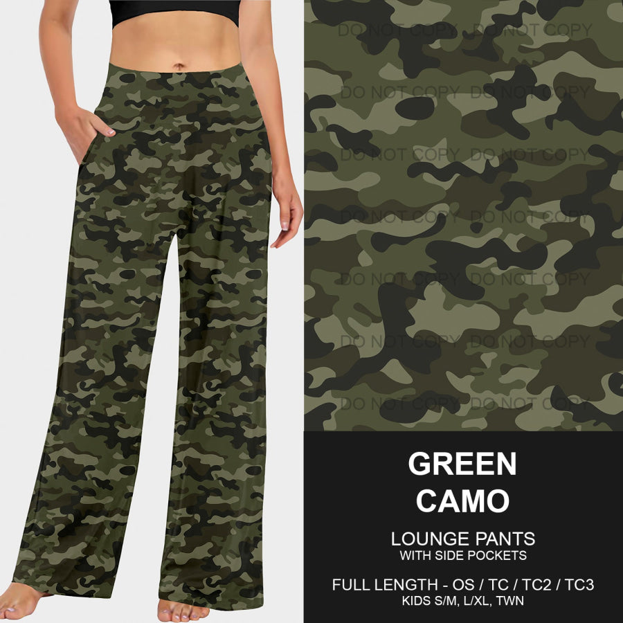 PREORDER Custom Styles - Green Camo - Closes 4 Mar - ETA late May 2025 Loungewear