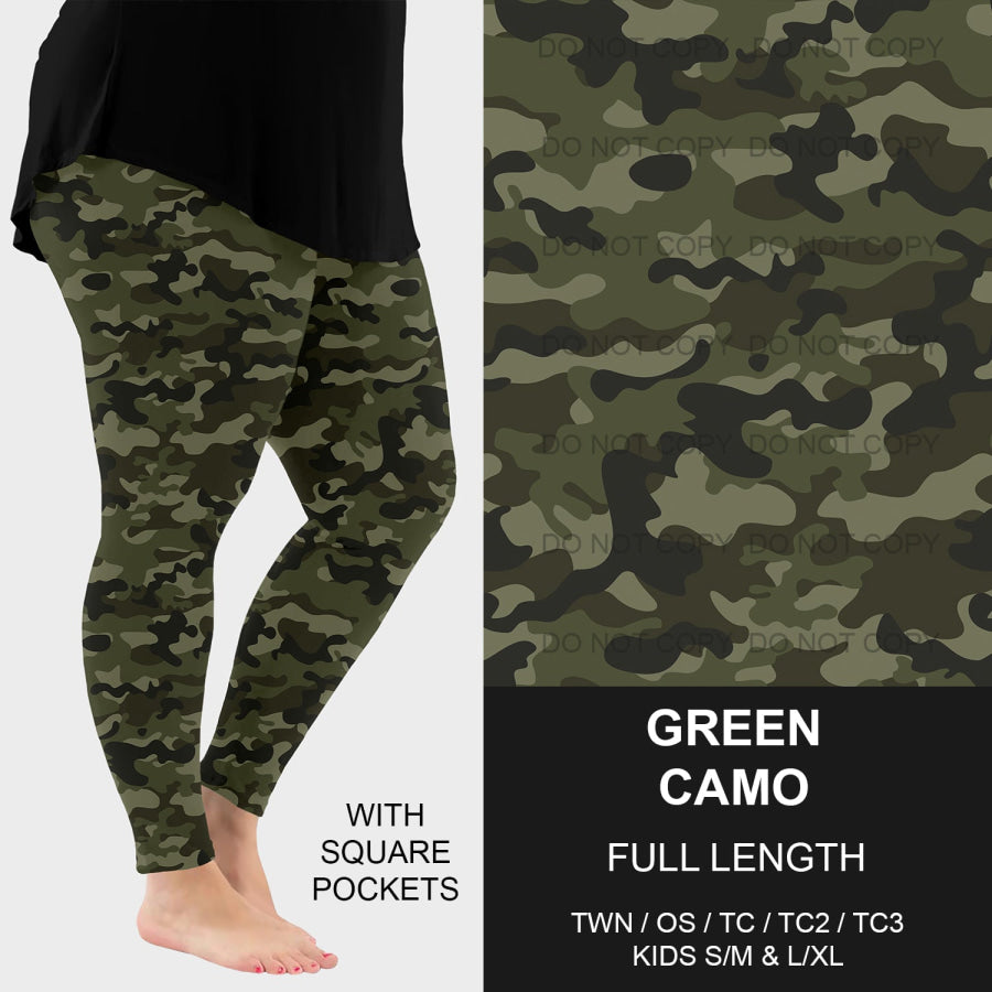 PREORDER Custom Styles - Green Camo - Closes 4 Mar - ETA late May 2025 Loungewear