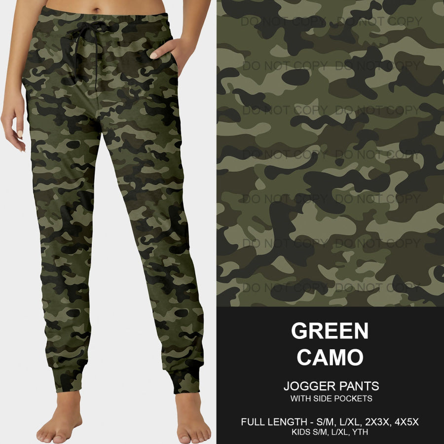 PREORDER Custom Styles - Green Camo - Closes 4 Mar - ETA late May 2025 Loungewear