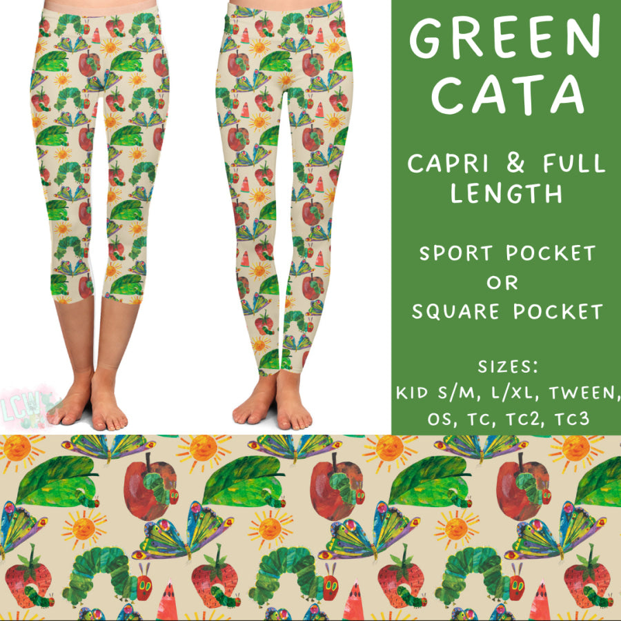 Preorder Custom Styles - Green Cata - Closes 21 Mar - ETA mid Jun 2025 Leggings