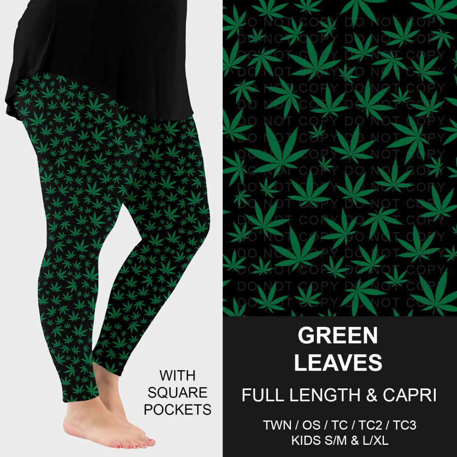 Preorder Custom Styles - Green Leaves - Closes 25 Nov - ETA late Feb 2026 Loungewear