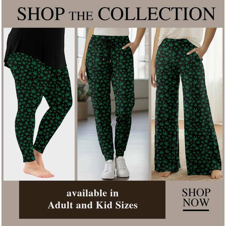Preorder Custom Styles - Green Leaves - Closes 25 Nov - ETA late Feb 2026 Loungewear