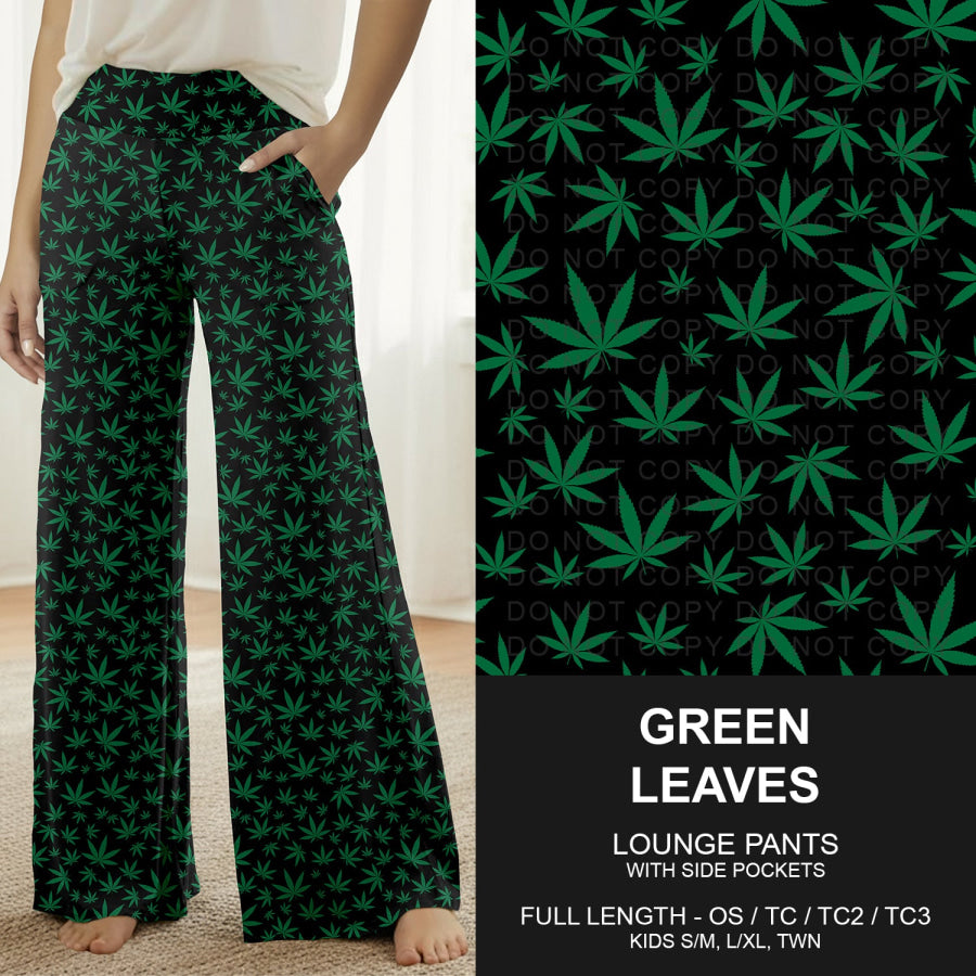 Preorder Custom Styles - Green Leaves - Closes 25 Nov - ETA late Feb 2026 Loungewear