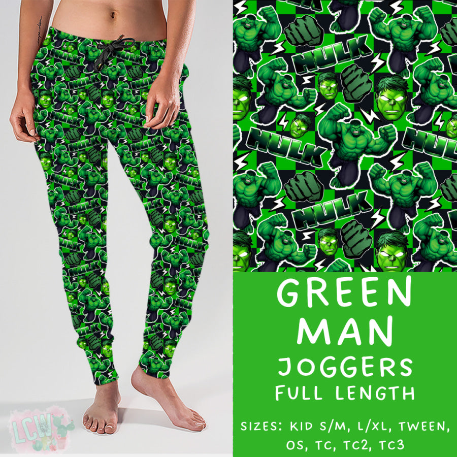 Preorder Custom Styles - Green Man - Closes 29 Jan - ETA late Apr 2025 Leggings