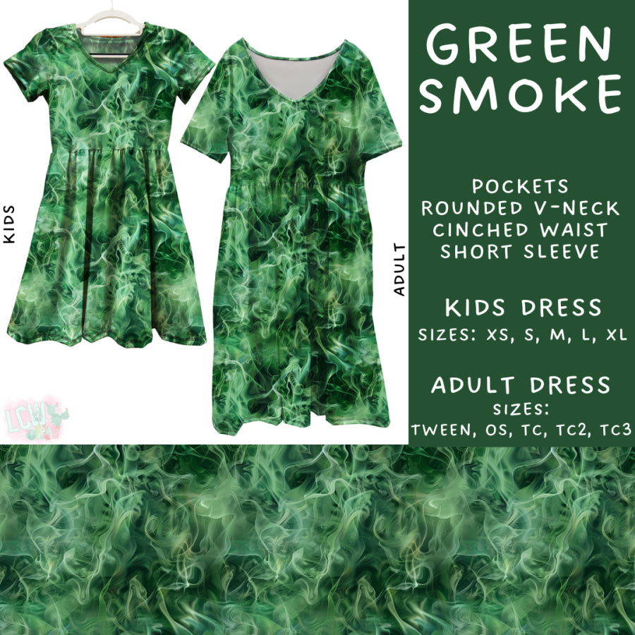 Preorder Custom Styles - Green Smoke - Closes 18 Sep - ETA early Dec 2024 Leggings