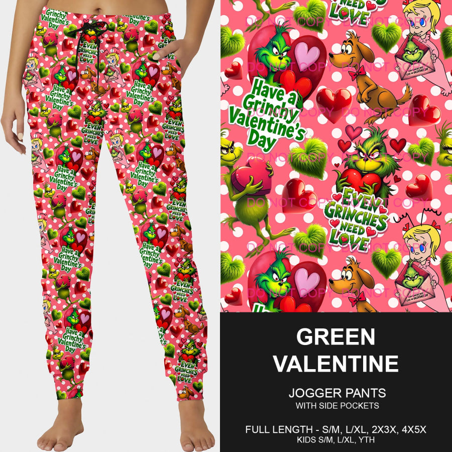 PREORDER Custom Styles - Green Valentine - Closes 3 Dec - ETA mid Feb 2025 Loungewear