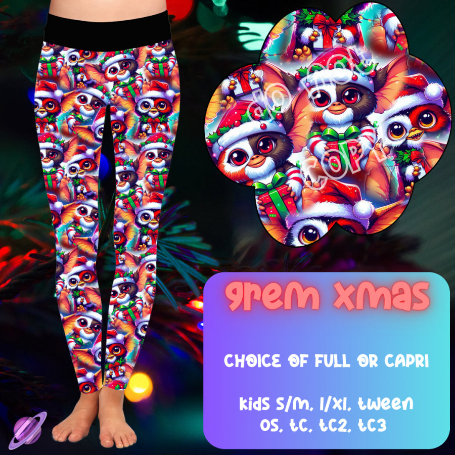 PREORDER Custom Styles - Grem Xmas - Closes 1 Oct - ETA late Dec 2024 Leggings