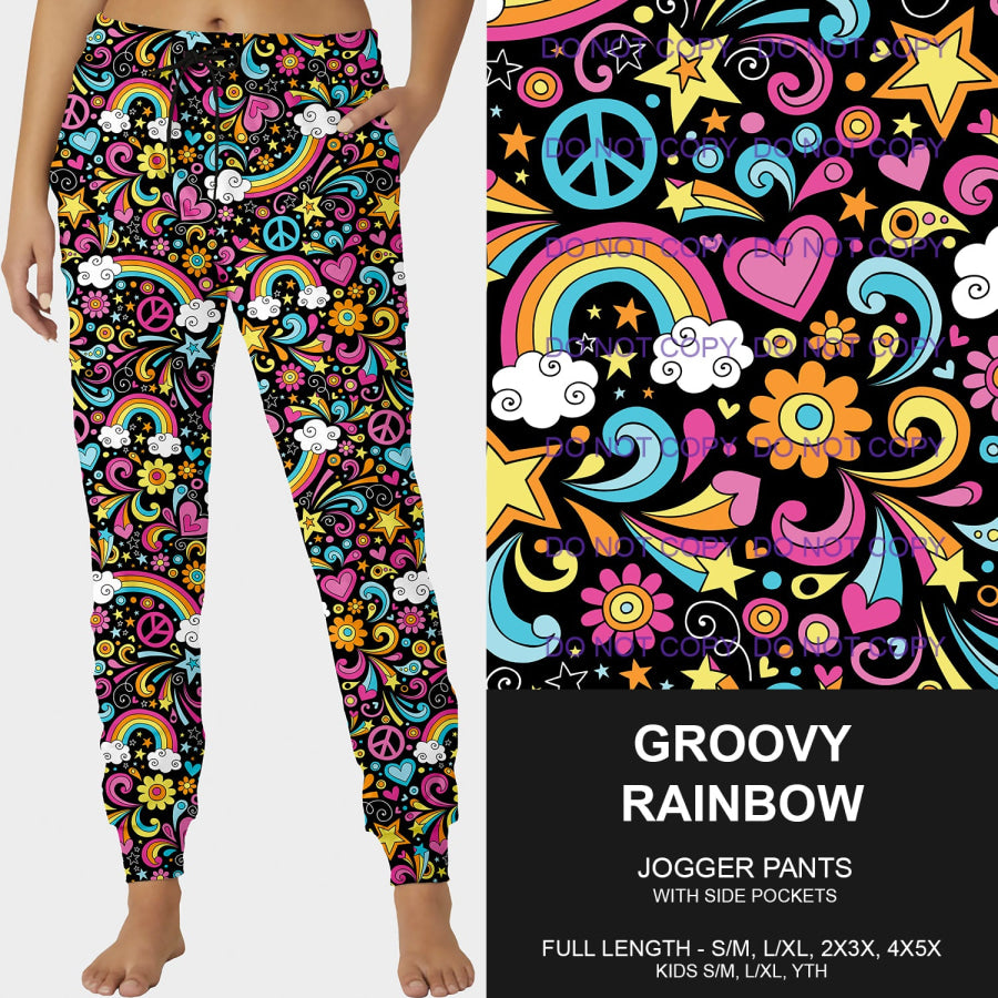 PREORDER Custom Styles - Groovy Rainbow - Closes 25 Feb - ETA late May 2025 Loungewear