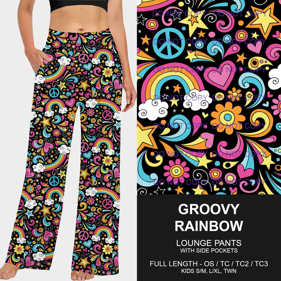 PREORDER Custom Styles - Groovy Rainbow - Closes 25 Feb - ETA late May 2025 Loungewear