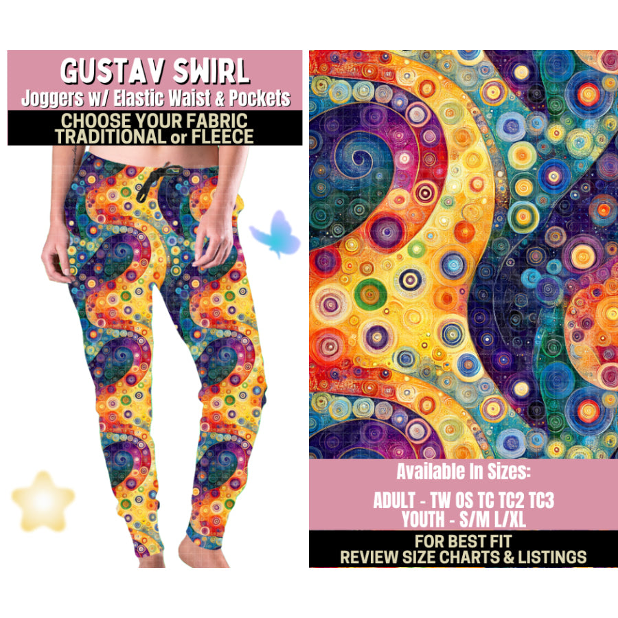 Preorder Custom Styles - Gustav Swirl - Closes 25 Sep - ETA late Jan 2026 Leggings