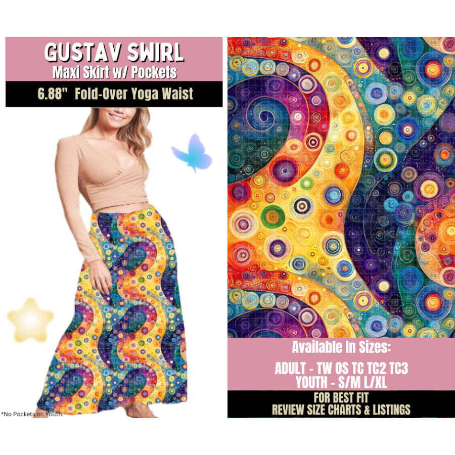 Preorder Custom Styles - Gustav Swirl - Closes 25 Sep - ETA late Jan 2026 Leggings