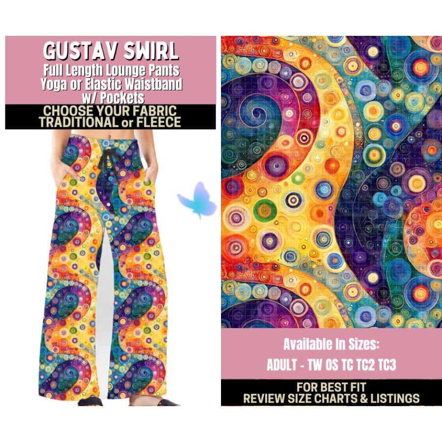 Preorder Custom Styles - Gustav Swirl - Closes 25 Sep - ETA late Jan 2026 Leggings
