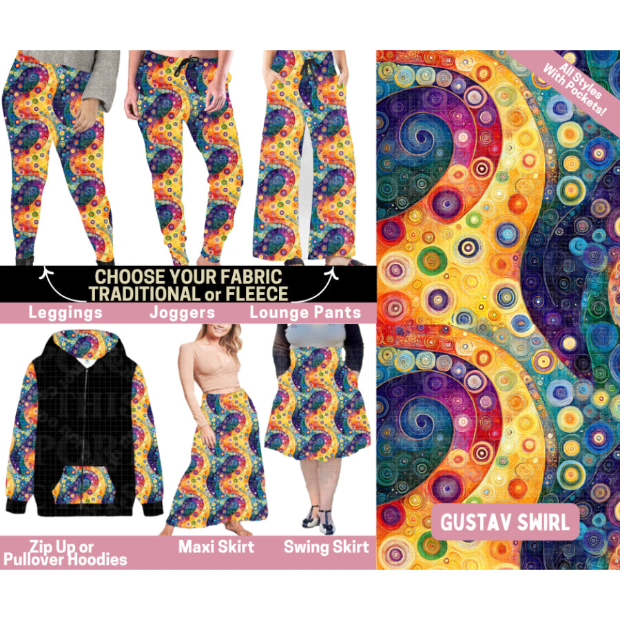 Preorder Custom Styles - Gustav Swirl - Closes 25 Sep - ETA late Jan 2026 Leggings