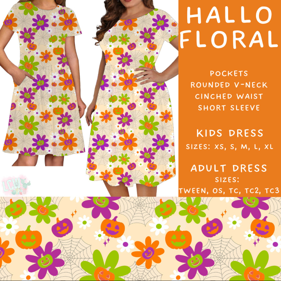 Preorder Custom Styles - Hallo Floral - Closes 28 Jun - ETA late Oct 2025 Leggings