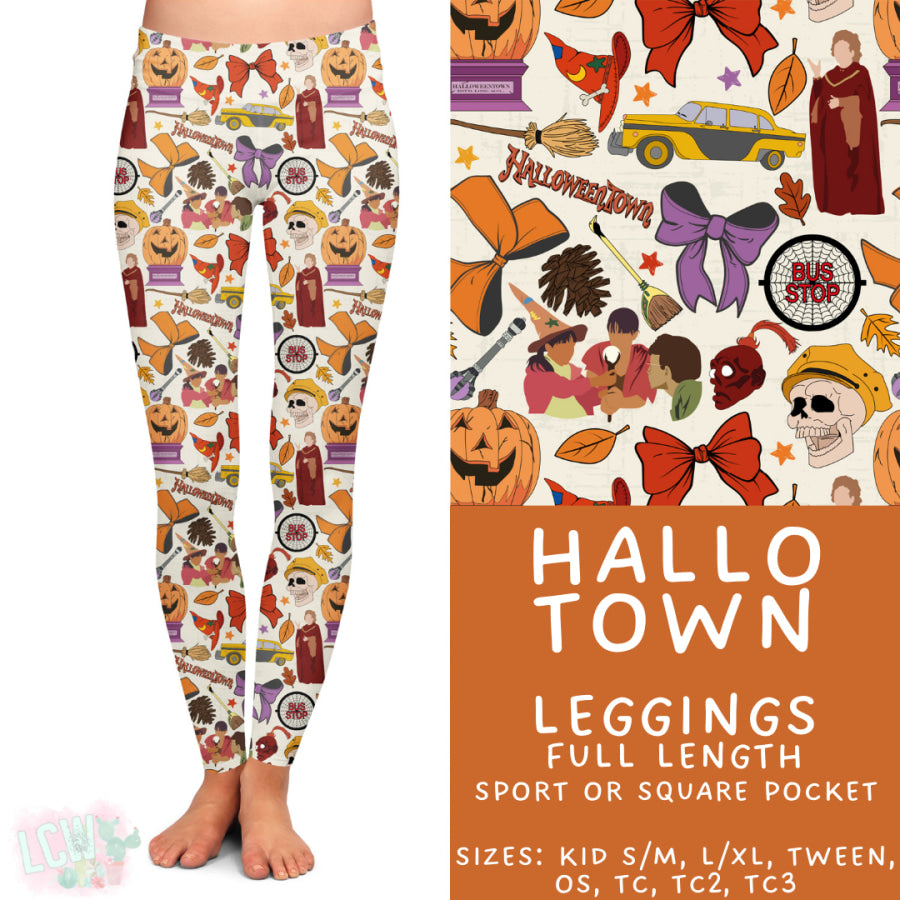 Preorder Custom Styles Hallo Town Closes 11 Sep ETA late Nov 2025 Leggings