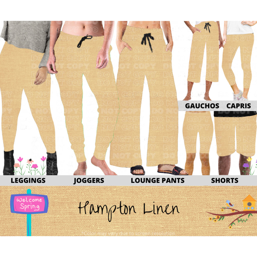 PREORDER Custom Styles - Hampton Linen - Closes 8 Jan - ETA late Apr 2025 Leggings