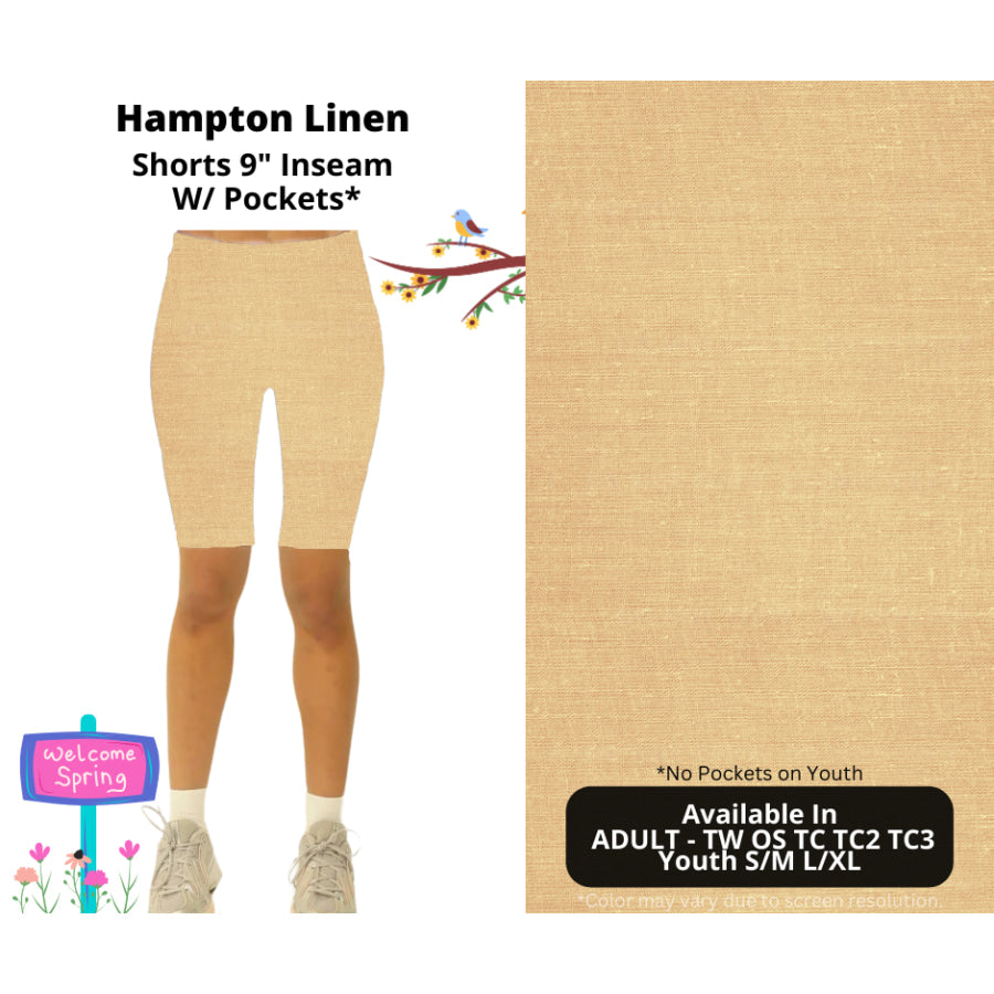 PREORDER Custom Styles - Hampton Linen - Closes 8 Jan - ETA late Apr 2025 Leggings