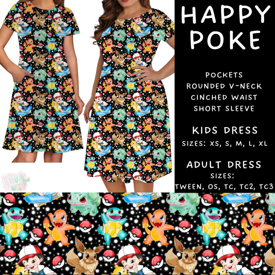 Preorder Custom Styles - Happy Poke - Closes 5 Mar - ETA late May 2025 Leggings