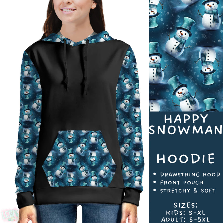 Preorder Custom Styles - Happy Snowman - Closes 22 Nov - ETA early Feb 2025 Leggings