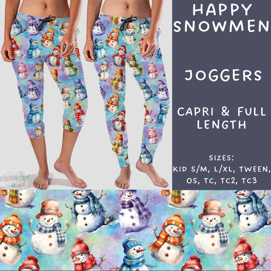 Preorder Custom Styles - Happy Snowmen - Closes 31 Oct - ETA early Jan 2025 Leggings