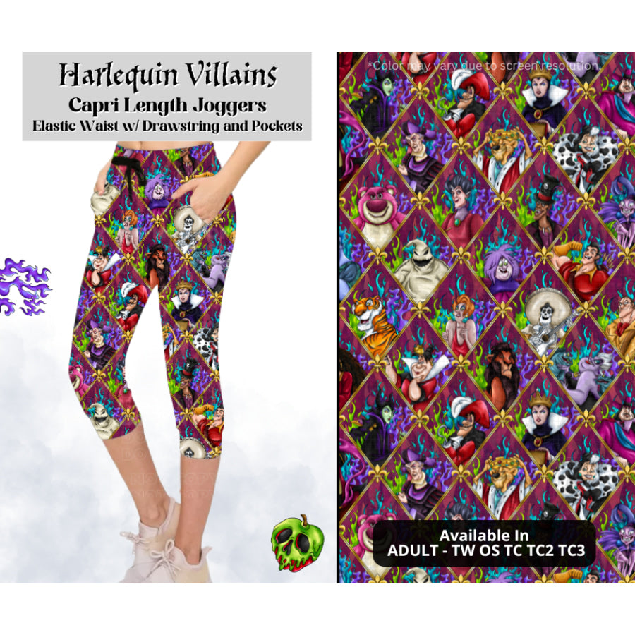 Preorder Custom Styles - Harlequin Villains - Closes 28 Mar - ETA mid Jul 2025 Leggings