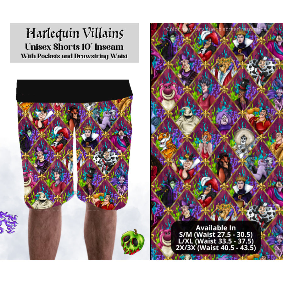 Preorder Custom Styles - Harlequin Villains - Closes 28 Mar - ETA mid Jul 2025 Leggings