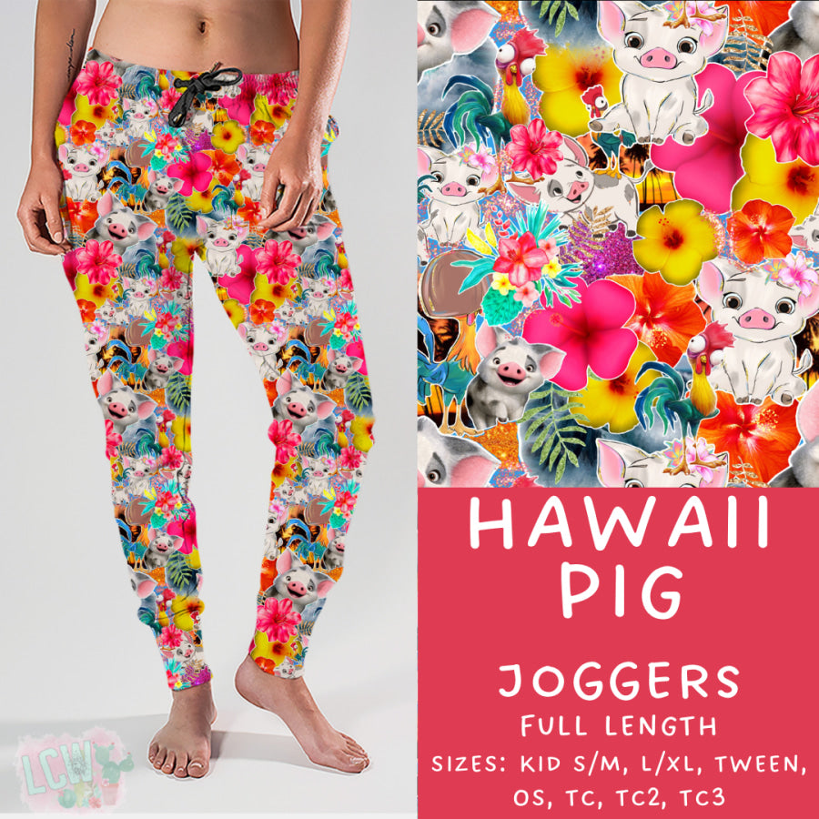 Preorder Custom Styles - Hawaii Pig - Closes 12 Mar - ETA early Jun 2025 Leggings