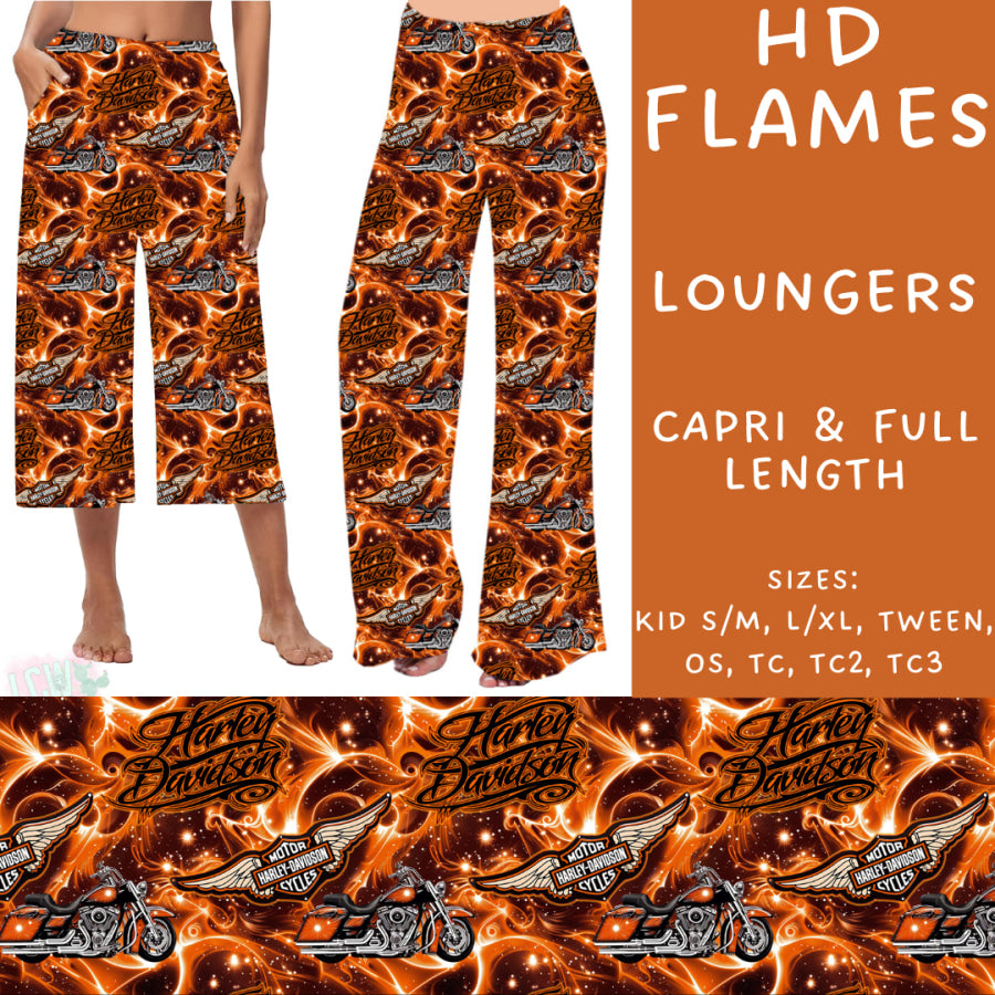 Preorder Custom Styles - HD Flames - Closes 13 Nov - ETA late Jan 2025 Leggings