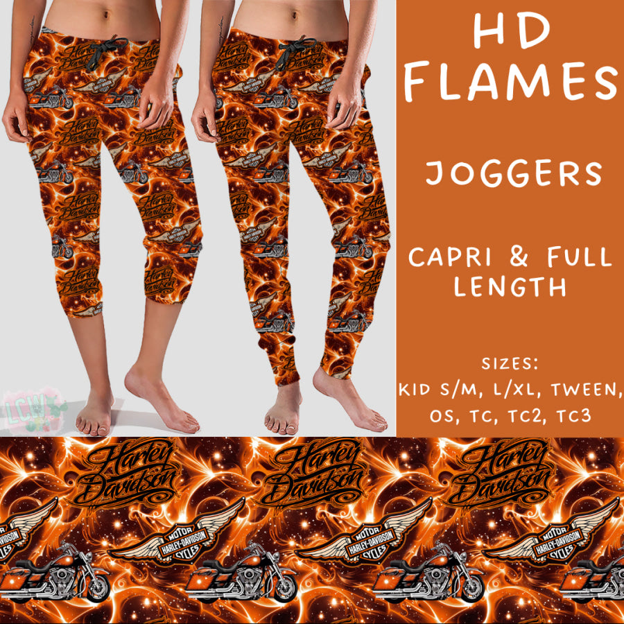 Preorder Custom Styles - HD Flames - Closes 13 Nov - ETA late Jan 2025 Leggings