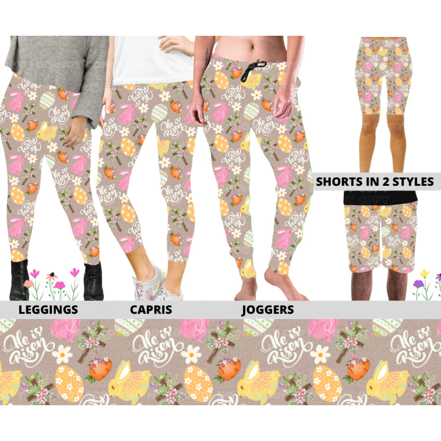 PREORDER Custom Styles - He Is Risen - Closes 20 Jan - ETA late Apr 2025 Leggings